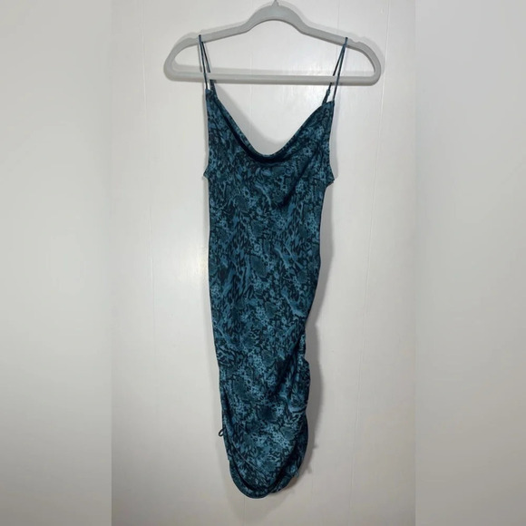 Free People Intimately Day to Night Printed Slip Dress Indigo Combo Size Small - Picture 15 of 15